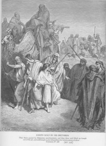 Joseph is Sold by his Brothers by Gustav Dore