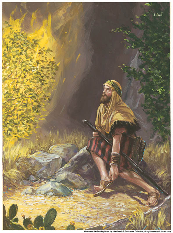 Moses-Burning-Bush-mormon - Mormon Bible