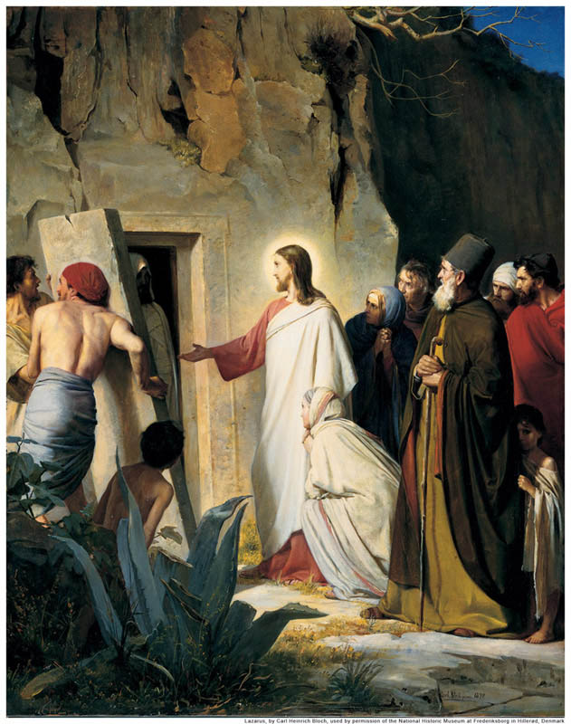 Lazarus raised from the dead mormon